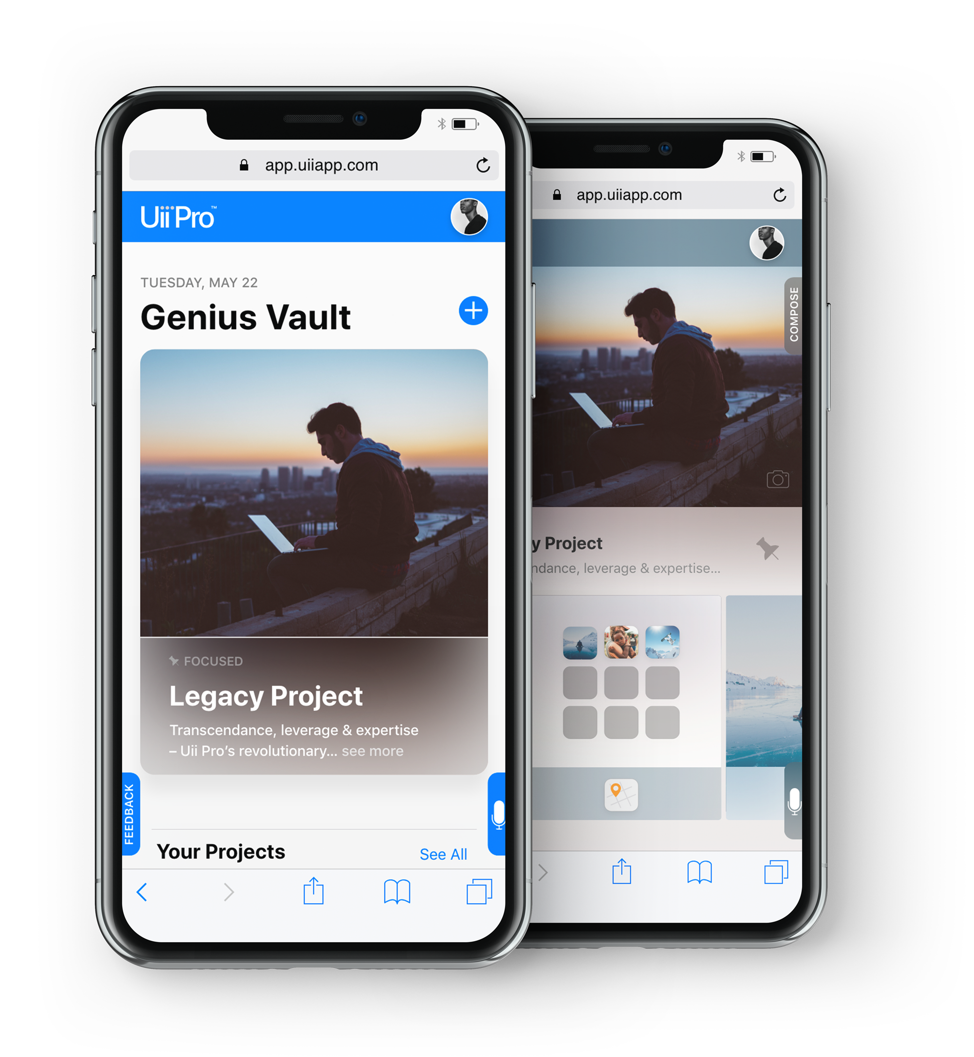 Uii Pro Genius Vault App Screen